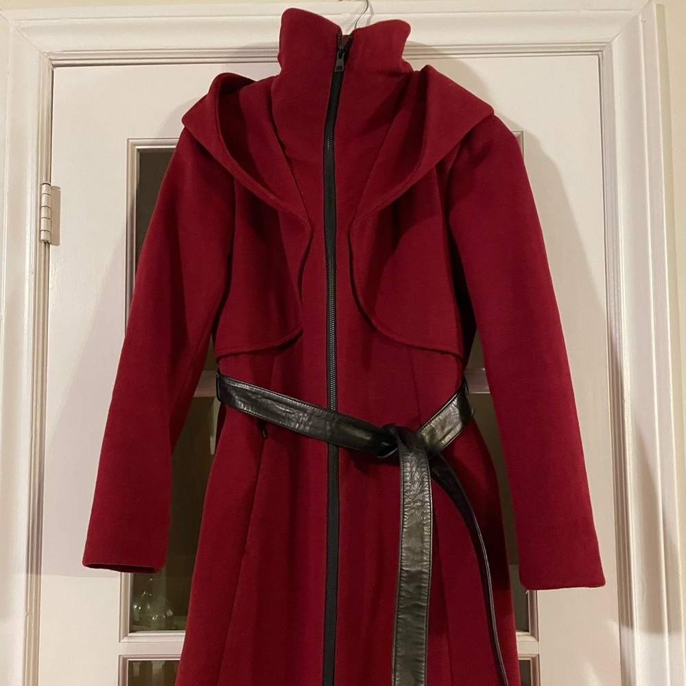 Soia & Kyo red wool jacket. Size S